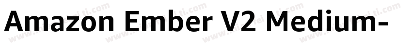 Amazon Ember V2 Medium字体转换